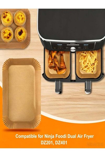 Genericc 200 Pack Disposable Air Fryer Paper Liners, Non-Stick Oil-Resistant ...