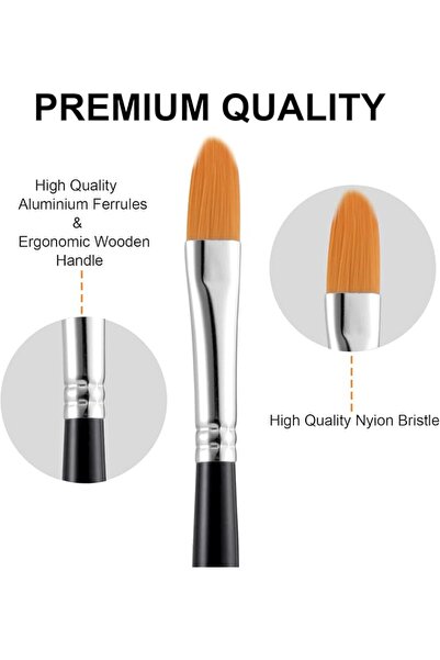 Generic GOTIDEAL Paint Brushes, Acrylic Paint Brushes