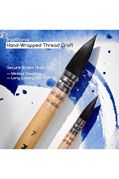 Generic Set with Beech Wood Handle Great for Artists Hobbyists