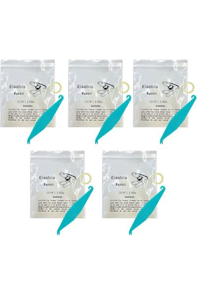HRASY 3/16 Inch Orthodontic Elastic Rubber Bands, 500 Pack Medium 3.5 Ounce R...