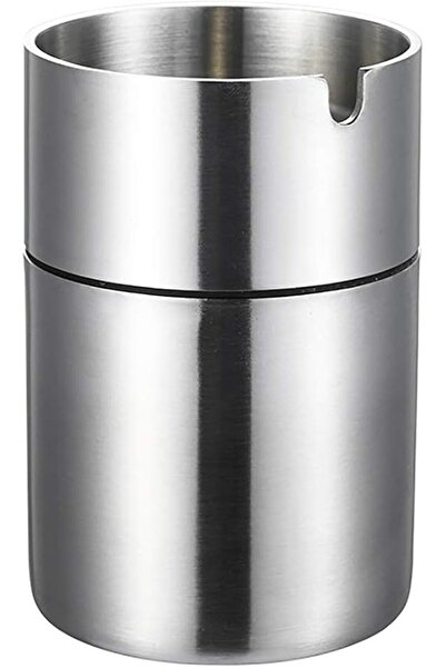 GENERAL Xingde Windproof Stainless Steel Cigarette Ashtray for Car Home Offic...