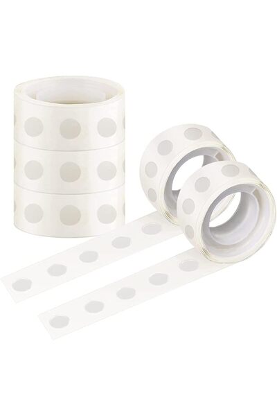 Goldedge 500PCS Balloon Glue Dots Removable Adhesive Tape Double Sided Glue P...