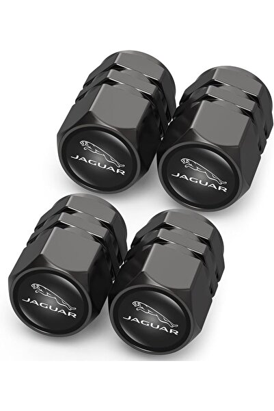 GENERAL 4PCS Tyre Valve Caps, Car Tyre Caps Compatible with Jaguar XE XEL XF ...