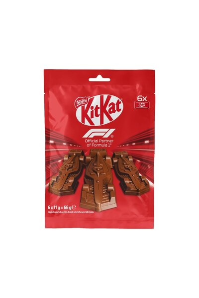 Nestle Kitkat F1 Araba Ikon Paket 6 x 11 G - 7 Adet