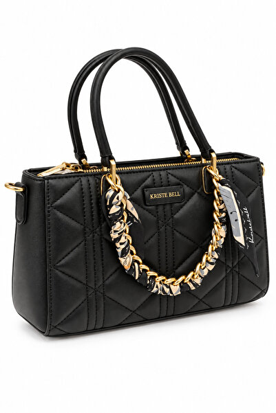 KRISTE BELL Kristebell Imported Soft Saya Black Women's Shoulder Bag Kb0001