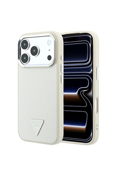 Guess Θήκη Τηλεφώνου MagSafe με Ανάγλυφο Τριγωνικό Λογότυπο, για iPhone 17 Pr...