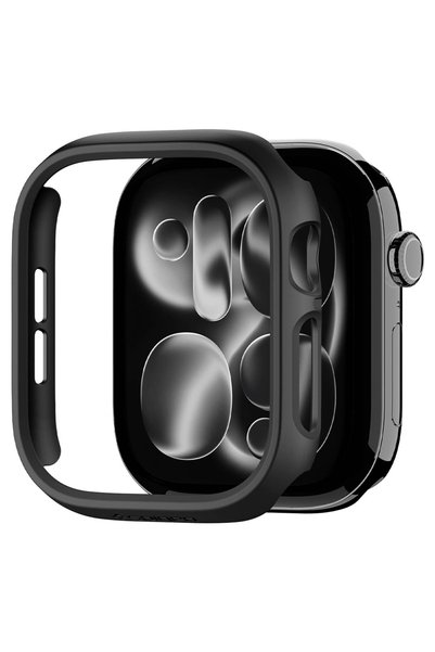 Spigen Калъф за смарт часовник Husa Thin Fit, за Apple Watch 12 42мм, Черен