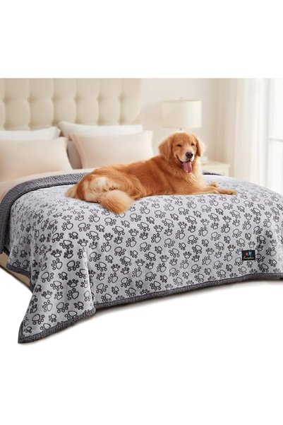 luciphia Waterproof Pet Blanket, Liquid Pee Proof Dog Blanket for Sofa Bed Co...