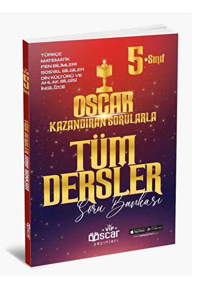vıp oscar yayınları 5.sınıf tümdersler soru bankası maarif modeli