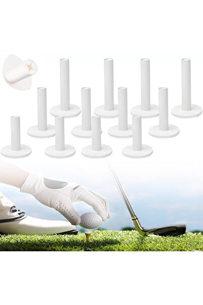 GENERAL Dzannc 12pcs Golf Rubber Tees for Practice and Driving Range Excellen...