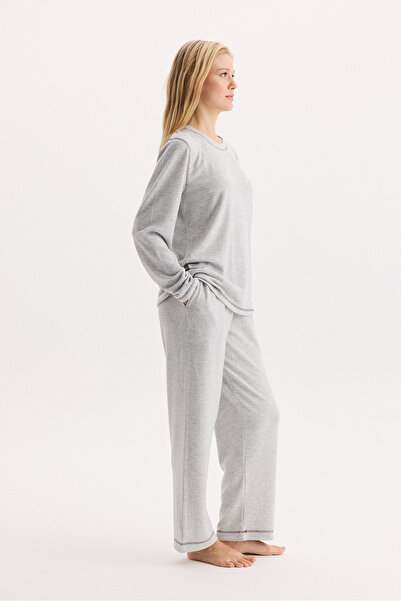 Etoile 100% Cotton Fabric Long Sleeve Pajama Set 27413