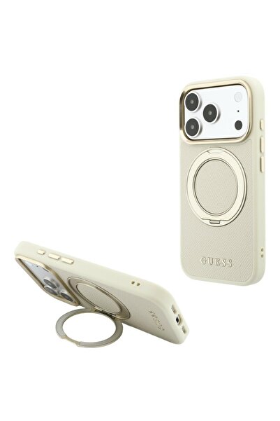 Guess Husa Telefon Grained Ring MagSafe, pentru iPhone 17 Pro Max / iPhone 18...