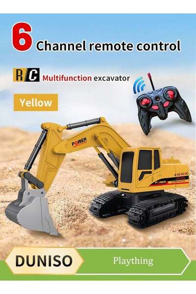 Generic Remote Control Excavator Toy, engineering vehicle excavator electroni...