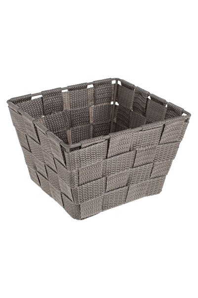 DD SHOP Cos de Depozitare Impletit Metalic Taupe 15x15x10cm - Cosuri Impletit...