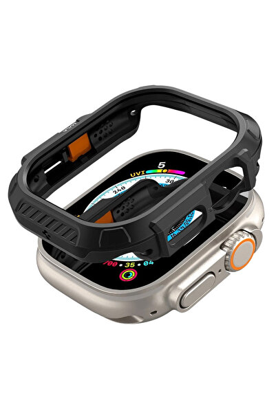 Spigen Husa Λουράκι Smartwatch Lock Fit, Apple Watch Ultra 4/3/2/1 49mm, Μαύρο