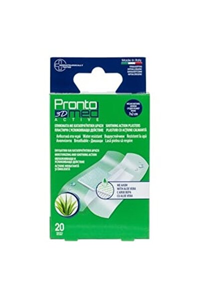 DD SHOP Plasturi cu Aloe 7x2cm - 20buc - Rezistenti Apa, Cosmetice Produse In...