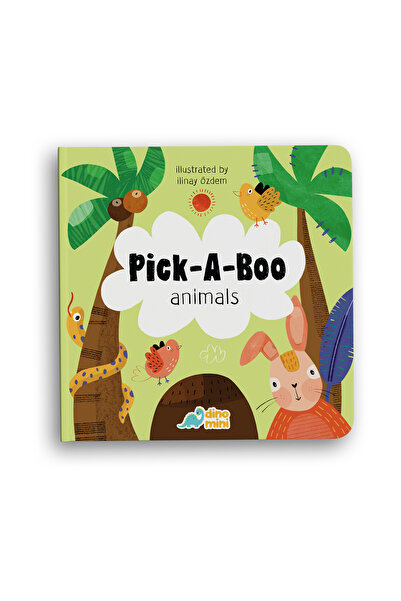 Neobebek Pick-A-Boo - Animals (İngilizce Döndür-Seç Hareketli Kitap)