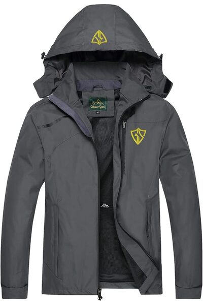 GENERAL GIISAM Mens Windproof Jacket Waterproof Lightweight Mountain Sport Ja...