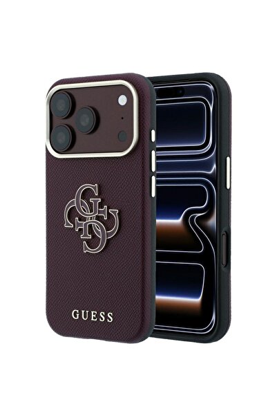 Guess Θήκη κινητού, iPhone 17 Pro Max / iPhone 18 Pro Max, Μπορντό