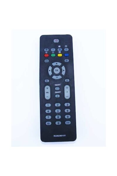 Philips Τηλεχειριστήριο LCD RC2023601, μαύρο, με τις αρχικές λειτουργίες του ...