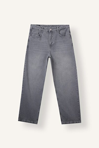 DeFacto Relaxed Fit Comfortable Fit Regular Waist Tube Leg Jean Trousers I891...