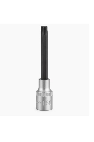 Generic Brand T50 Torx Bit Socket 1/2 Inch Drive, 4 Inch Long CR-V Metal Star...