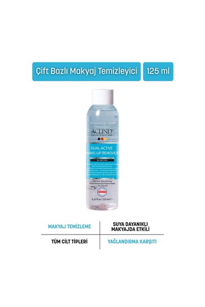 Aclind ® Dual-Active Make-Up Remover | Çift Bazlı Makyaj Temizleyici