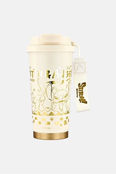 Disney Stitch Series Galileo Double Drink Coffee Mug 520 ml, Multicolor