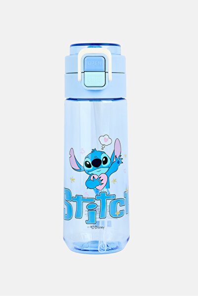 Disney Stitch Graphic Print Plastic Water Bottle, Multicolor