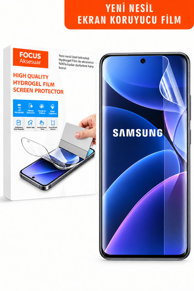 Samsung Z FLİP 7 FE Kırılmaz Cam Özel Kesim Hydrogel Film