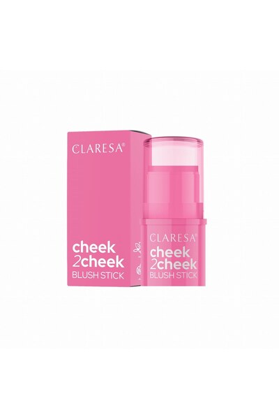 Claresa Cheek 2 Cheek Στικ Ρουζ - 01 Ροζ Καραμέλα (5,5γρ)