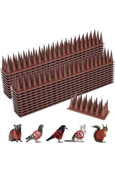 Arabest Bird Spikes, 20 Pack Bird Nails, Pigeons, Squirrels, Raccoons, Crows,...