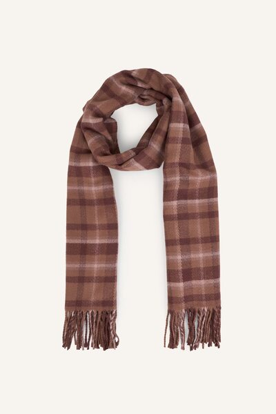 DeFacto Women's Plaid Patterned Tassel Scarf I2986Ax26Wn