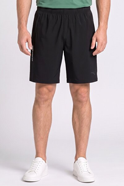Anta Men Regular Fit Training Shorts, Black