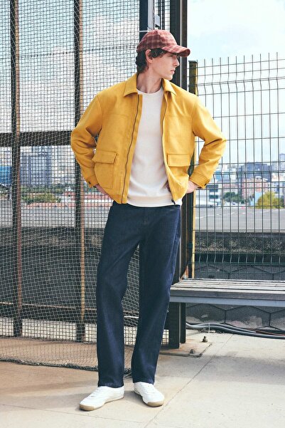 DeFacto Straight Fit Normal Waist Tubular Leg Jean Trousers I7798Ax26Au