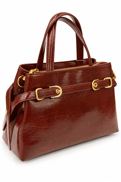 KRISTE BELL Kristebell Imported Soft Suede Burgundy Women's Shoulder Bag Kb0006