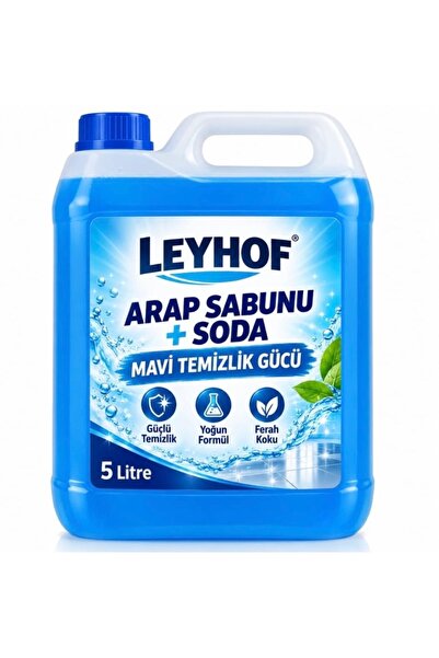 Leyhof Çamaşır Deterjanı Arap Sabunu Soda Plus Etkili 5lt 1 adet