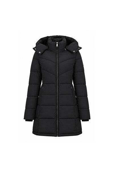 Calvin Klein Stretch Outerwear CW433224-EBY Kadın Mont Siyah