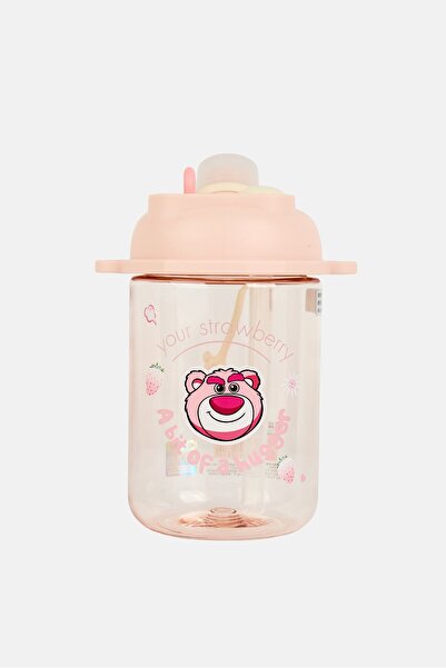 Disney Lotso Water Bottle 580ml, Multicolor
