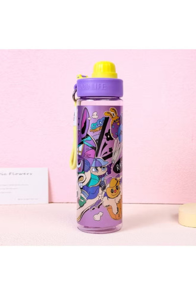 TAPIT Cute Kids Water Bottle for School, BPA Free Tritan, Leak Proof, Easy to...