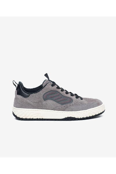 Greyder Erkek Gri Hakiki Deri Sneaker Ayakkabı 6K1CA20360
