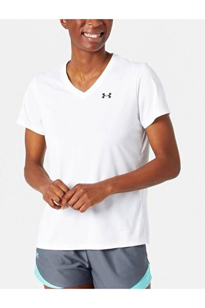 Under Armour White Tech Ssv- Solid Women's T-Shirt 384229