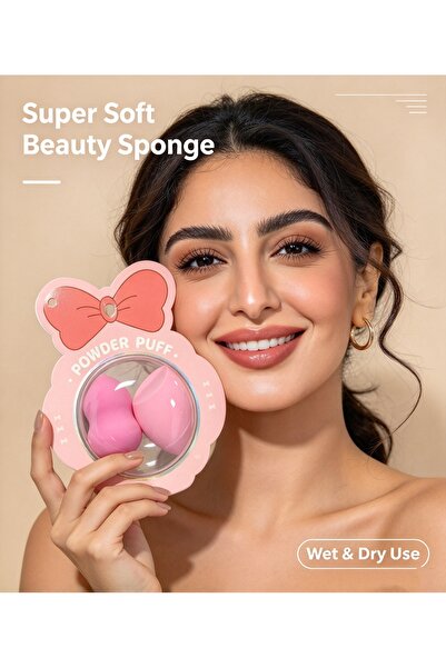 Generic Brand إسفنجة مكياج ناعمة للغاية، للاستخدام الرطب والجاف، إسفنجة خالية...