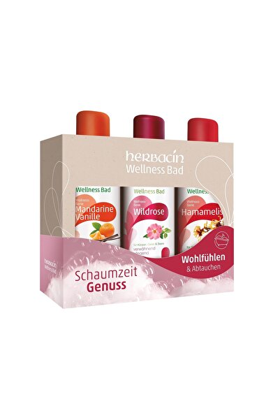 Herbacin Set cadou rasfat cu spuma Schaumzeit Genuss 3 x 500 ml