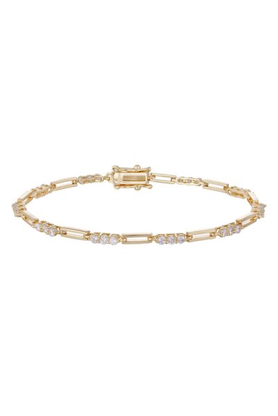 SaraQabi Three-layer copper-plated zircon bracelet, not easy to fade and allergic