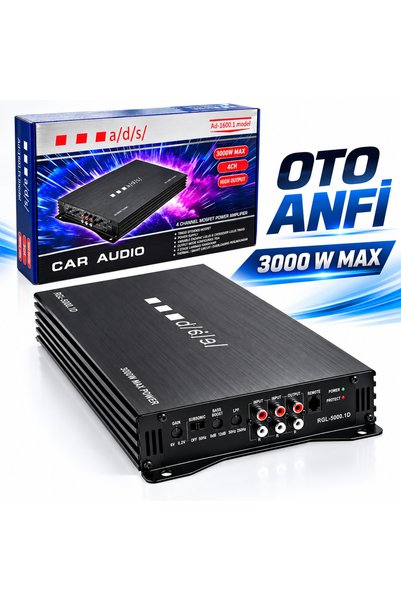 Oto Anfi 4 Kanal 3000w RMS 280w AD-1600.1