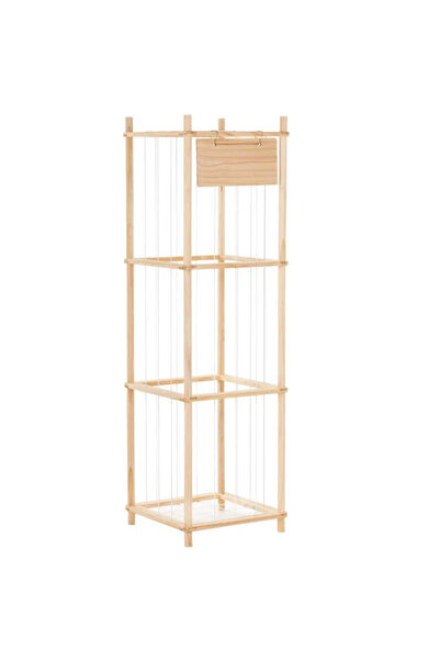SERSIMO Organizator vertical pentru jucării și plușuri, din lemn de pin, 136x...
