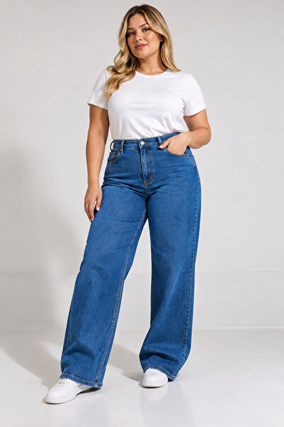 HACKER DENIM LİKRALI BATTAL PALAZZO