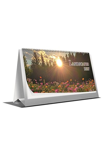 Generic Brand Calendar de birou 2027 - Landscapes, 10x21 cm