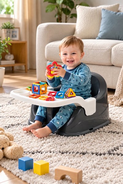 Baby Home Uni Sandalye Üstü Mama Oturağı Mama Sandalyesi